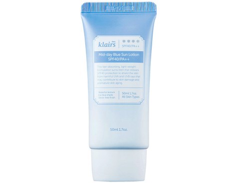 Klairs mid day blue sun lotion kontigo 50a